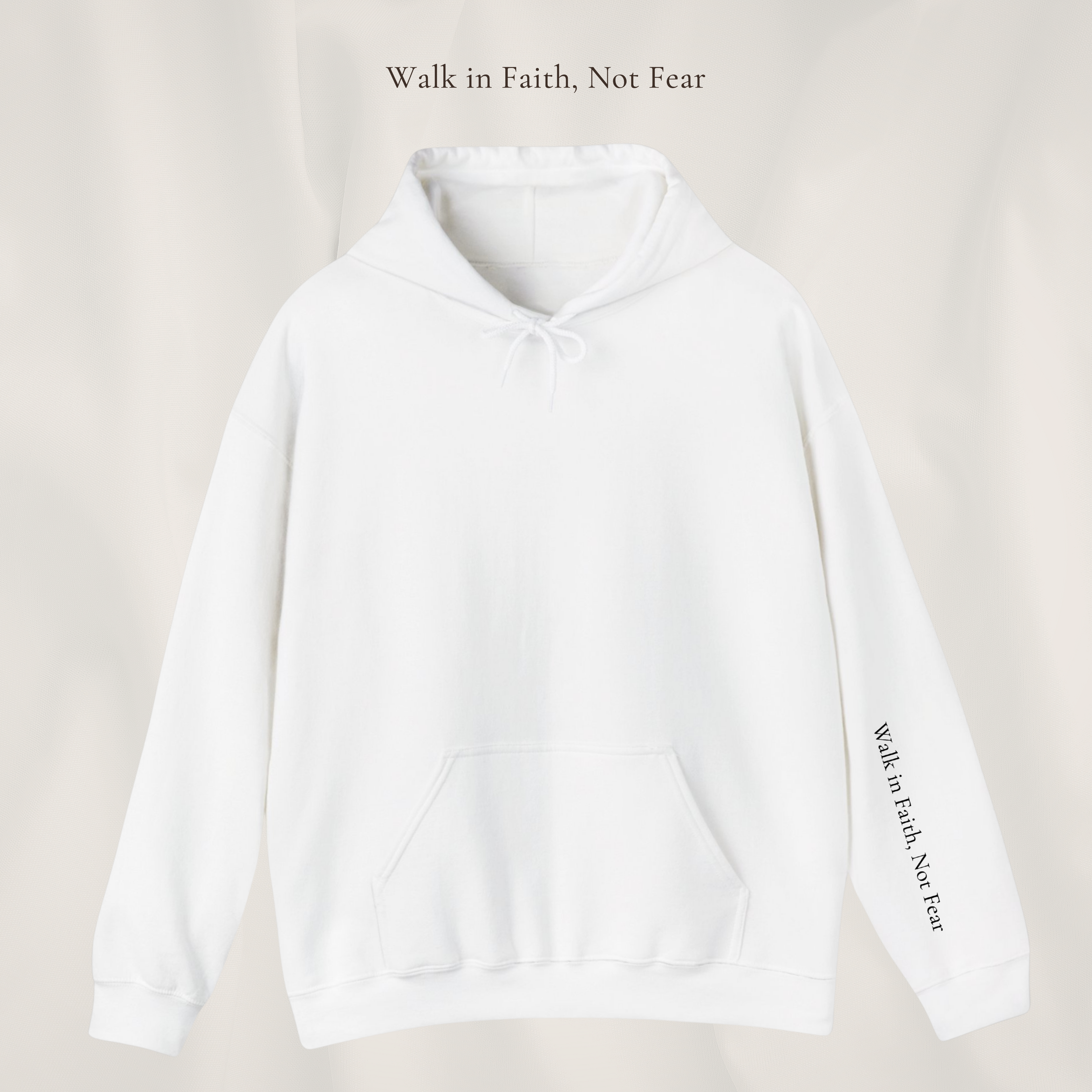 Walk in Faith, Not Fear | Soft Neutrals